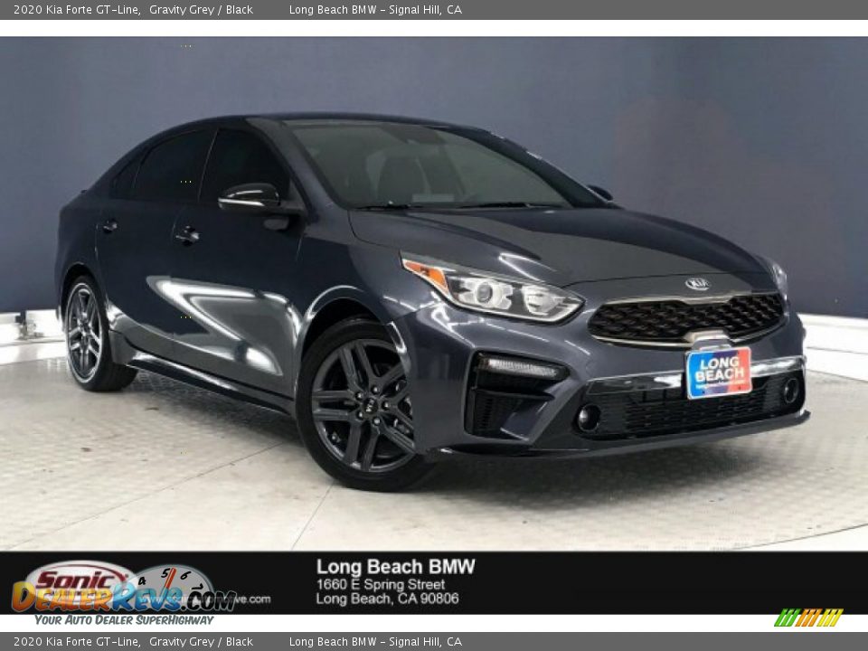 2020 Kia Forte GT-Line Gravity Grey / Black Photo #1