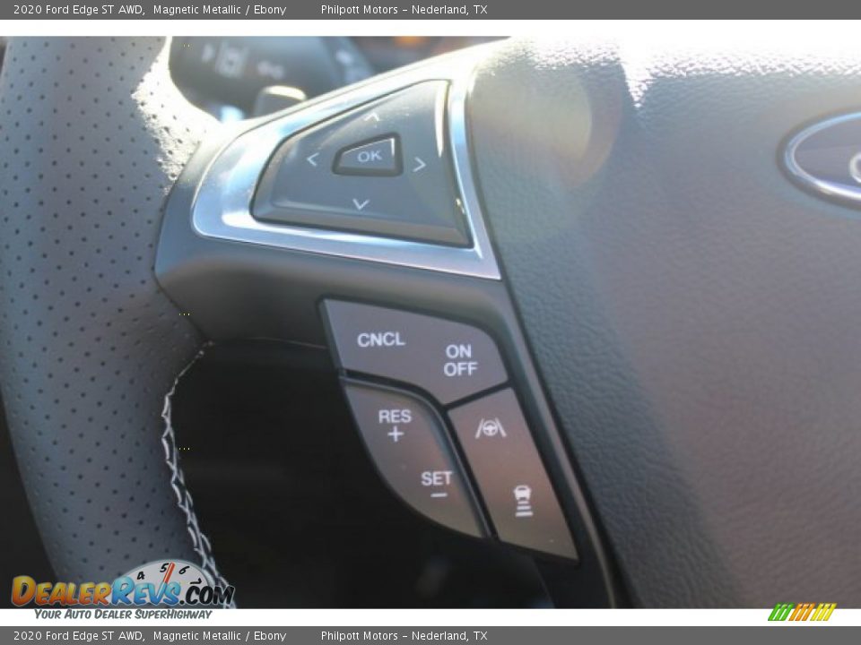 2020 Ford Edge ST AWD Magnetic Metallic / Ebony Photo #12