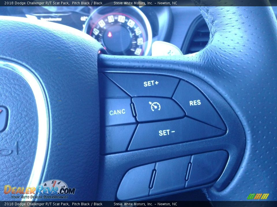 2018 Dodge Challenger R/T Scat Pack Pitch Black / Black Photo #17