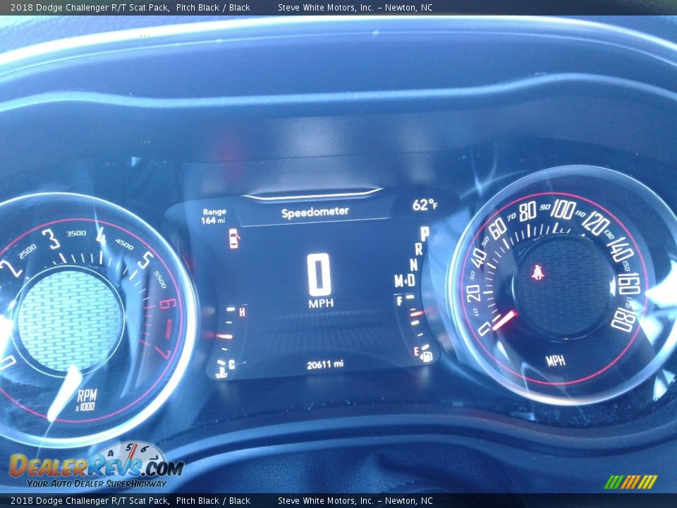 2018 Dodge Challenger R/T Scat Pack Pitch Black / Black Photo #18