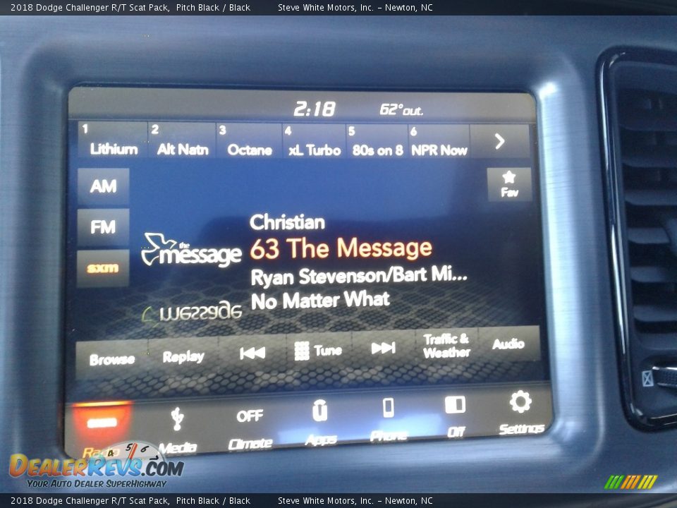 2018 Dodge Challenger R/T Scat Pack Pitch Black / Black Photo #19