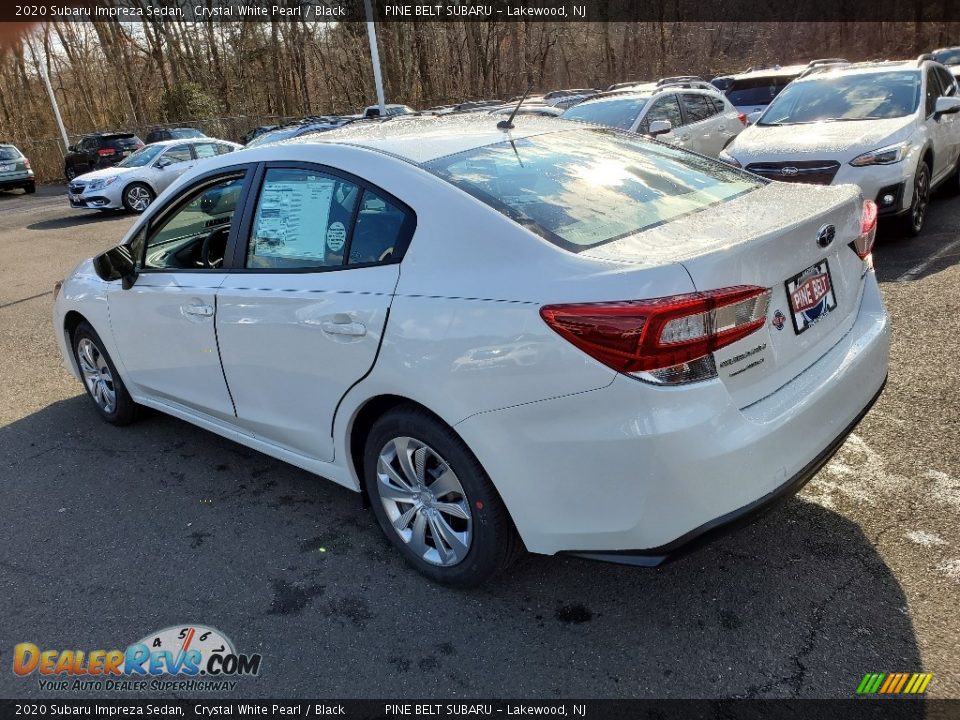 2020 Subaru Impreza Sedan Crystal White Pearl / Black Photo #4