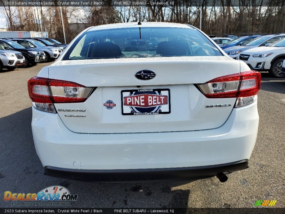 2020 Subaru Impreza Sedan Crystal White Pearl / Black Photo #5