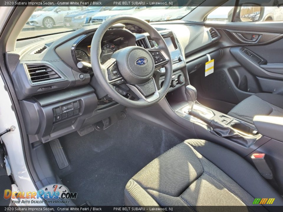2020 Subaru Impreza Sedan Crystal White Pearl / Black Photo #7