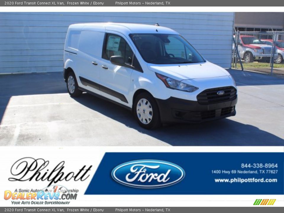 2020 Ford Transit Connect XL Van Frozen White / Ebony Photo #1
