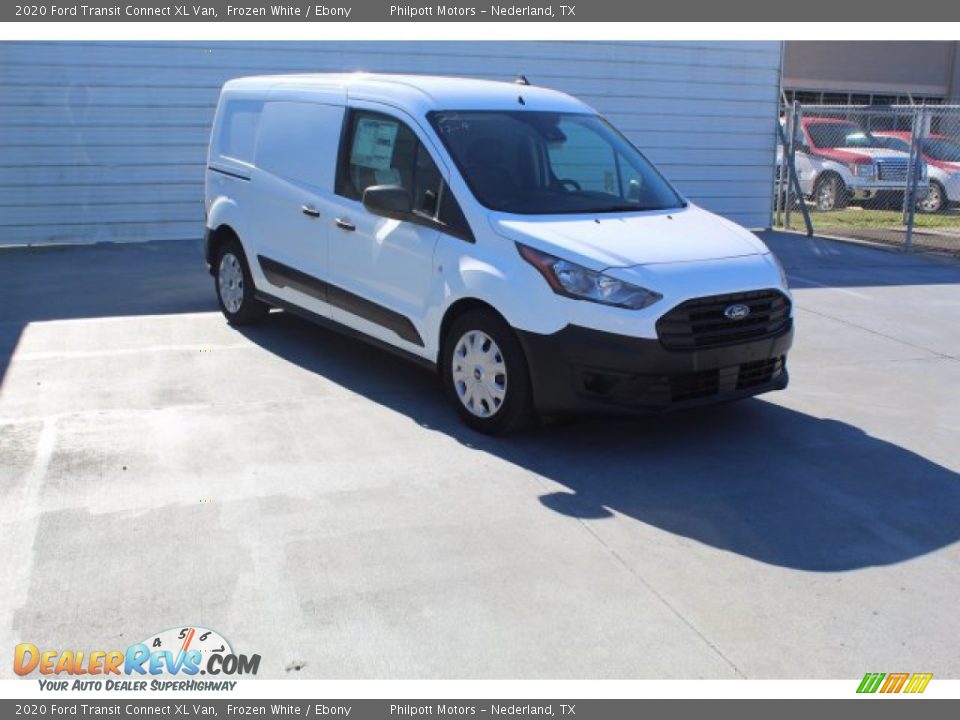 2020 Ford Transit Connect XL Van Frozen White / Ebony Photo #2