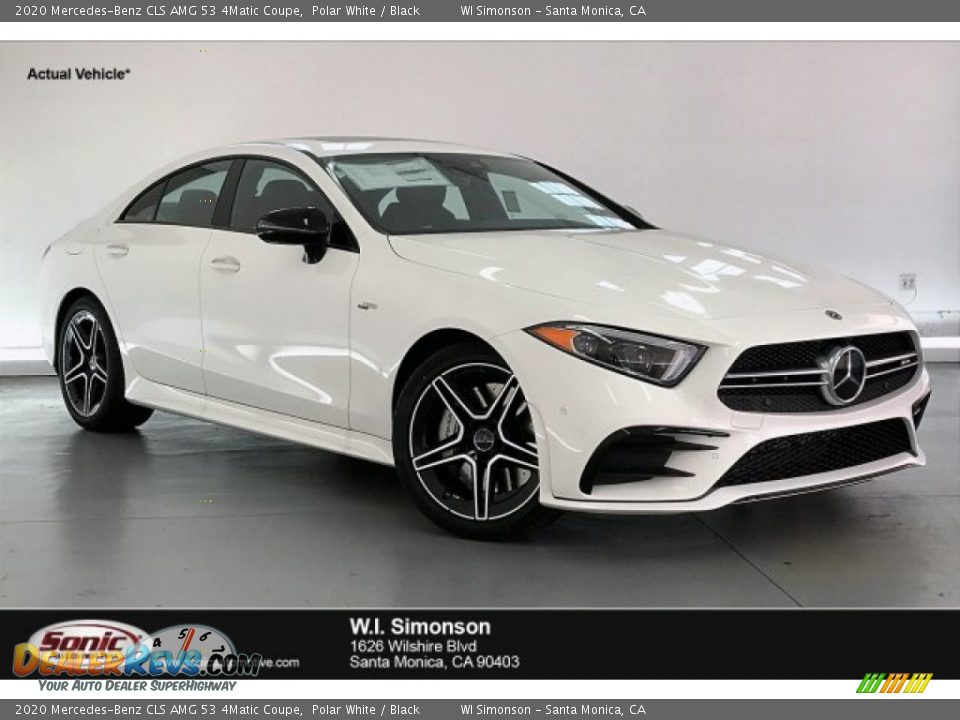 2020 Mercedes-Benz CLS AMG 53 4Matic Coupe Polar White / Black Photo #1