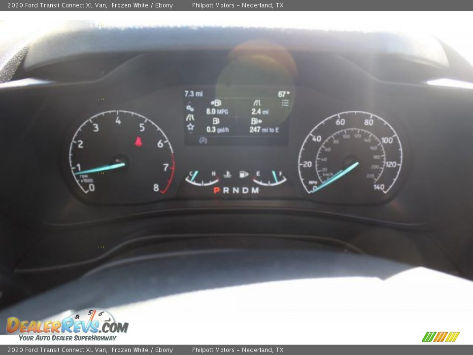 2020 Ford Transit Connect XL Van Frozen White / Ebony Photo #14