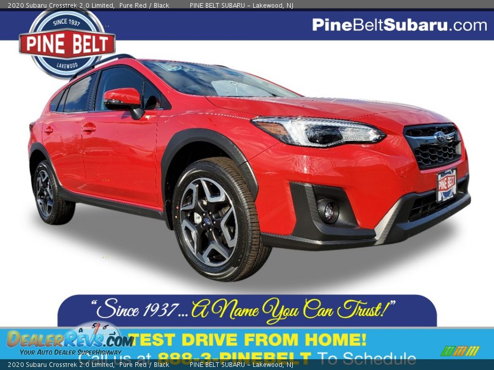 2020 Subaru Crosstrek 2.0 Limited Pure Red / Black Photo #1