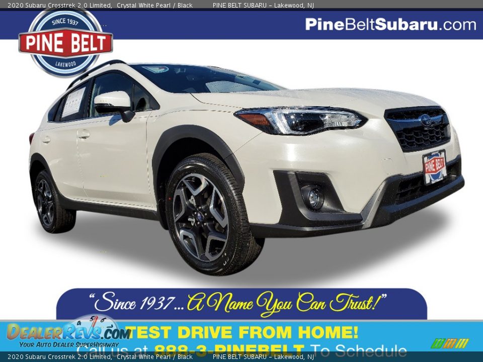 2020 Subaru Crosstrek 2.0 Limited Crystal White Pearl / Black Photo #1