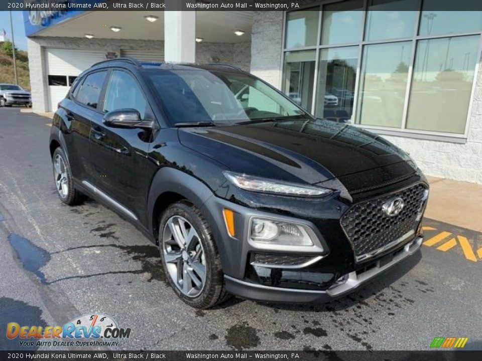 Front 3/4 View of 2020 Hyundai Kona Ultimate AWD Photo #2