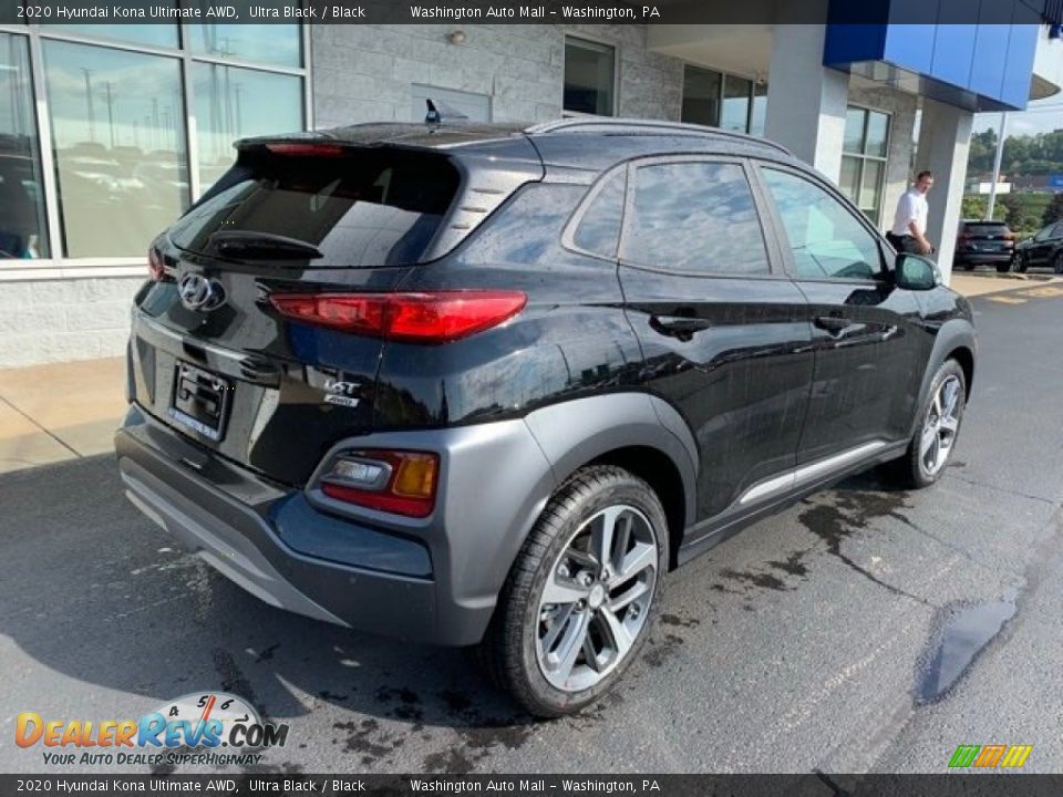 2020 Hyundai Kona Ultimate AWD Ultra Black / Black Photo #4