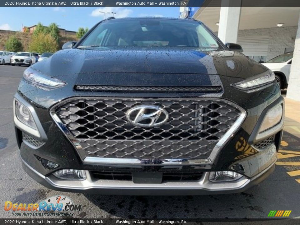 2020 Hyundai Kona Ultimate AWD Ultra Black / Black Photo #8