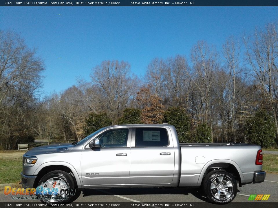 2020 Ram 1500 Laramie Crew Cab 4x4 Billet Silver Metallic / Black Photo #1