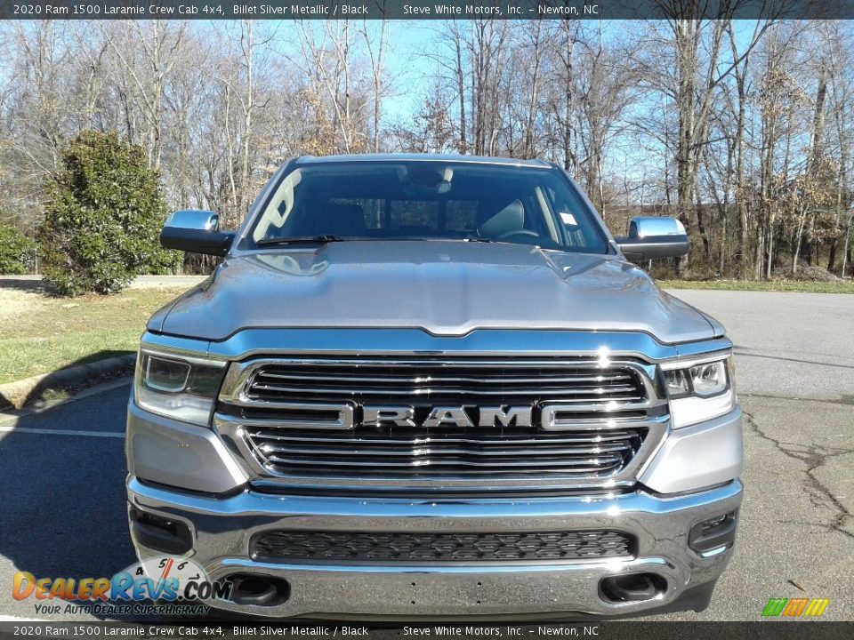 2020 Ram 1500 Laramie Crew Cab 4x4 Billet Silver Metallic / Black Photo #3