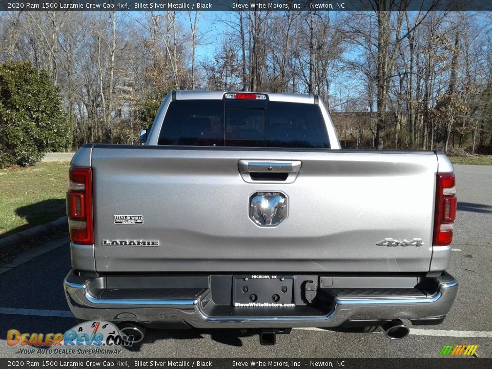 2020 Ram 1500 Laramie Crew Cab 4x4 Billet Silver Metallic / Black Photo #7