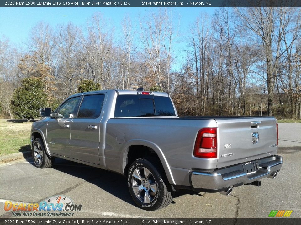 2020 Ram 1500 Laramie Crew Cab 4x4 Billet Silver Metallic / Black Photo #9