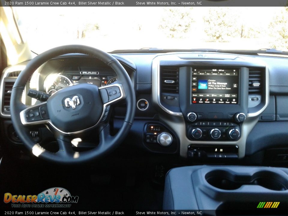 2020 Ram 1500 Laramie Crew Cab 4x4 Billet Silver Metallic / Black Photo #16