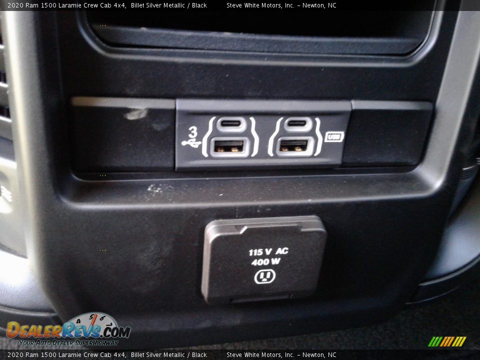 2020 Ram 1500 Laramie Crew Cab 4x4 Billet Silver Metallic / Black Photo #17