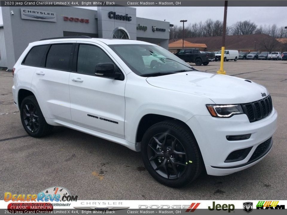 2020 Jeep Grand Cherokee Limited X 4x4 Bright White / Black Photo #1