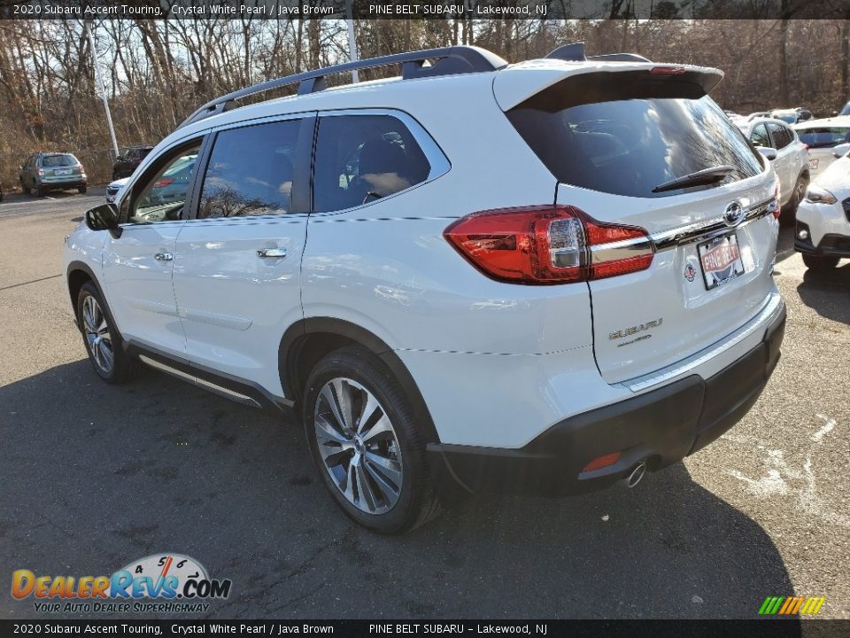 2020 Subaru Ascent Touring Crystal White Pearl / Java Brown Photo #4