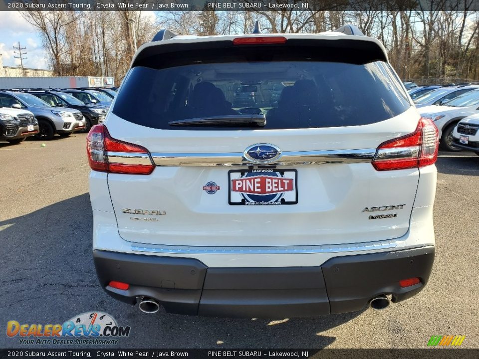 2020 Subaru Ascent Touring Crystal White Pearl / Java Brown Photo #5