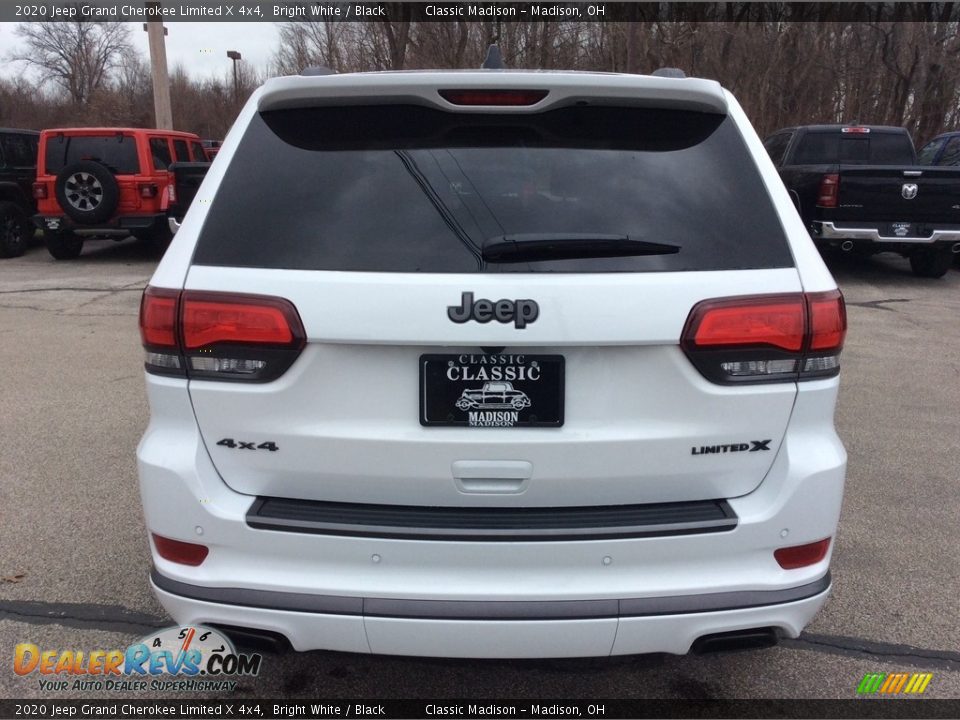 2020 Jeep Grand Cherokee Limited X 4x4 Bright White / Black Photo #8