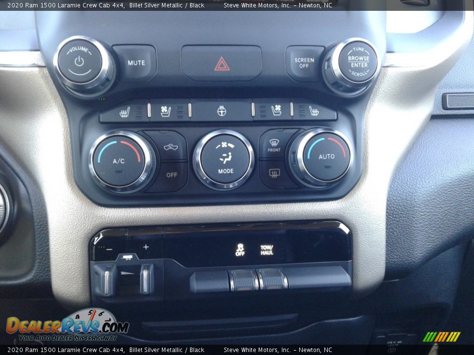 2020 Ram 1500 Laramie Crew Cab 4x4 Billet Silver Metallic / Black Photo #35