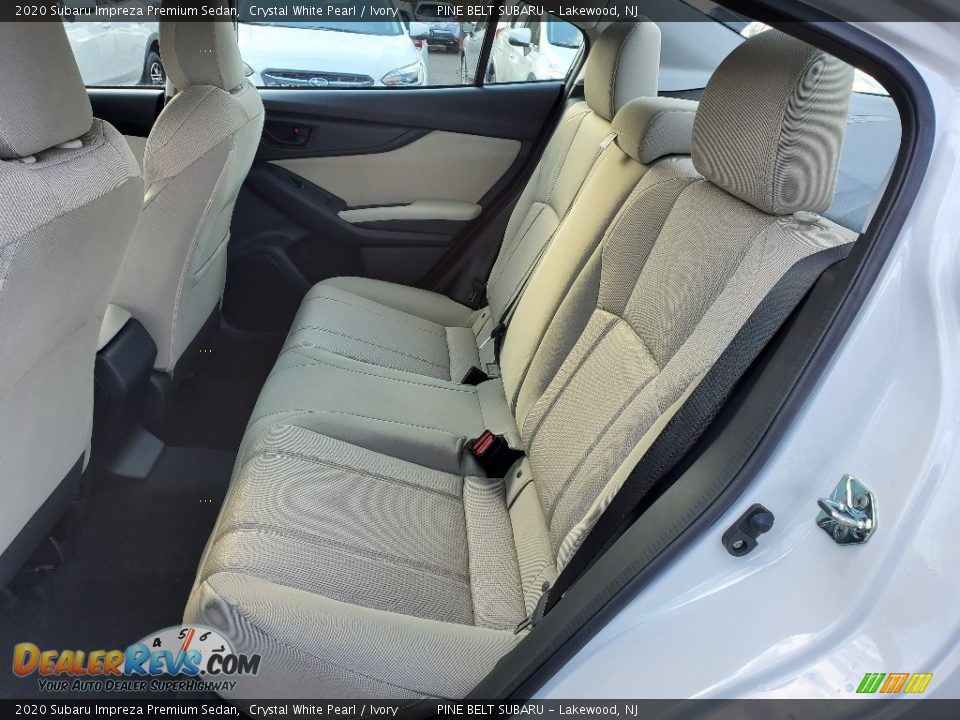 2020 Subaru Impreza Premium Sedan Crystal White Pearl / Ivory Photo #6