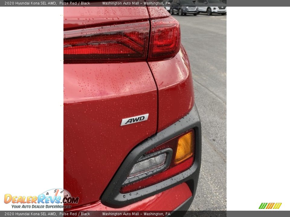 2020 Hyundai Kona SEL AWD Pulse Red / Black Photo #23