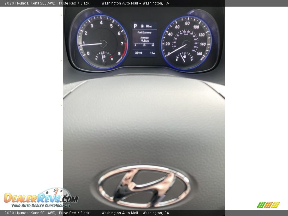 2020 Hyundai Kona SEL AWD Pulse Red / Black Photo #29