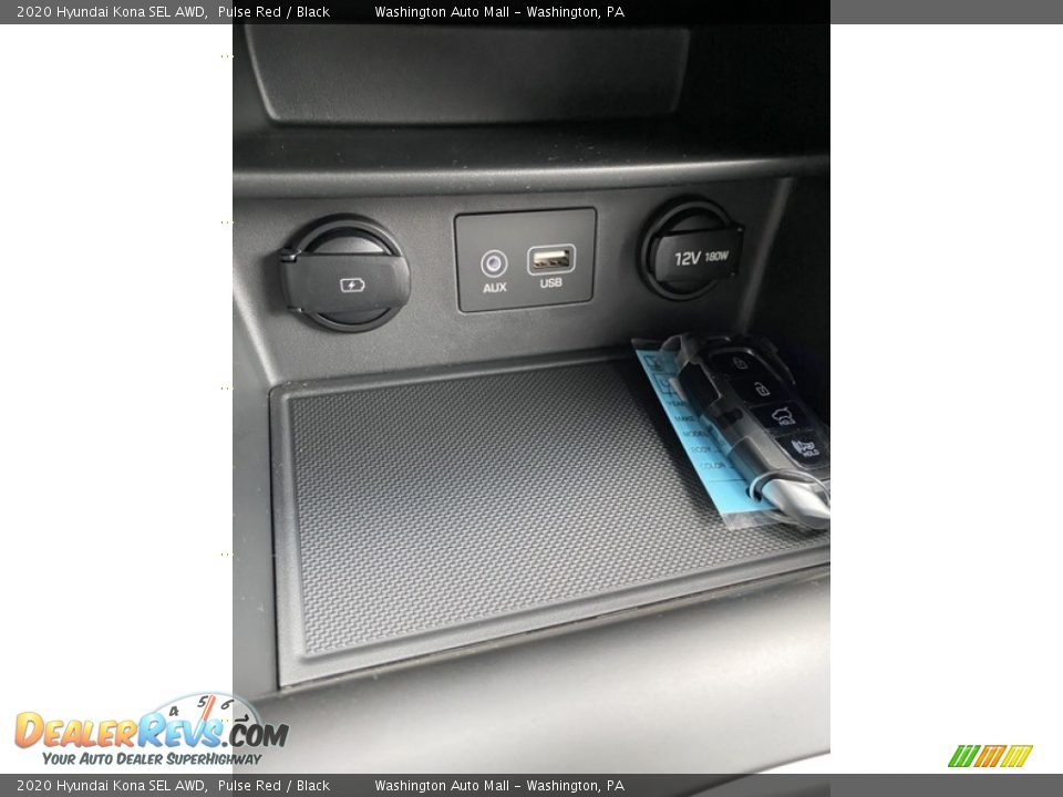 2020 Hyundai Kona SEL AWD Pulse Red / Black Photo #36
