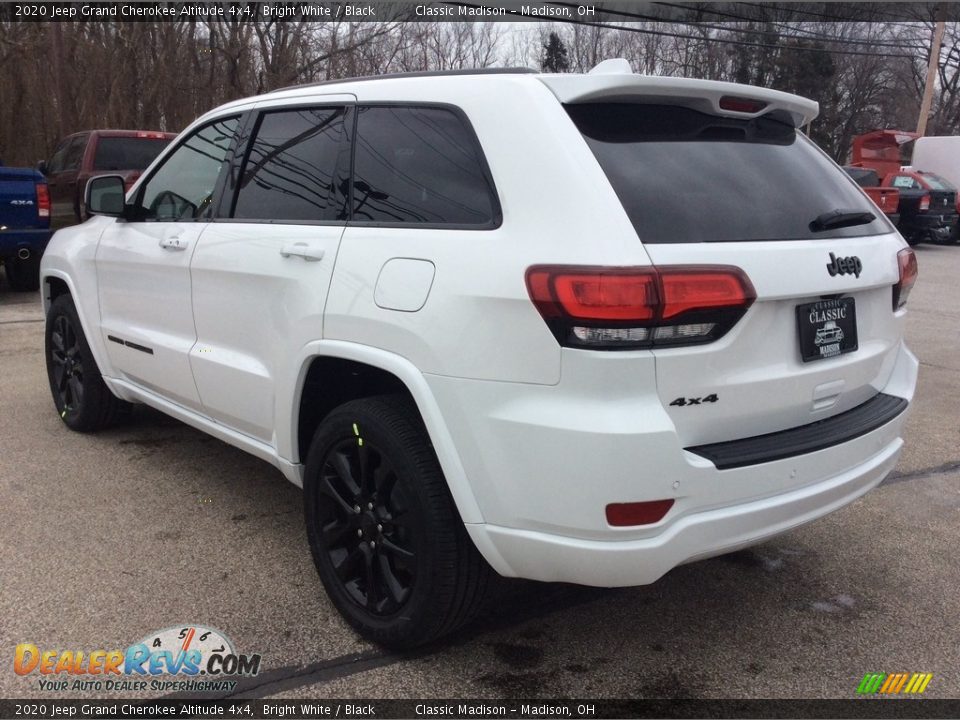 2020 Jeep Grand Cherokee Altitude 4x4 Bright White / Black Photo #7