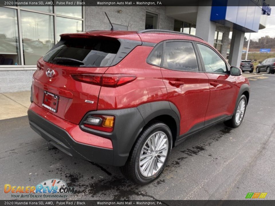 2020 Hyundai Kona SEL AWD Pulse Red / Black Photo #4