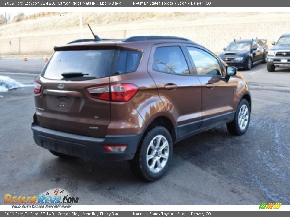 2019 Ford EcoSport SE 4WD Canyon Ridge Metallic / Ebony Black Photo #6