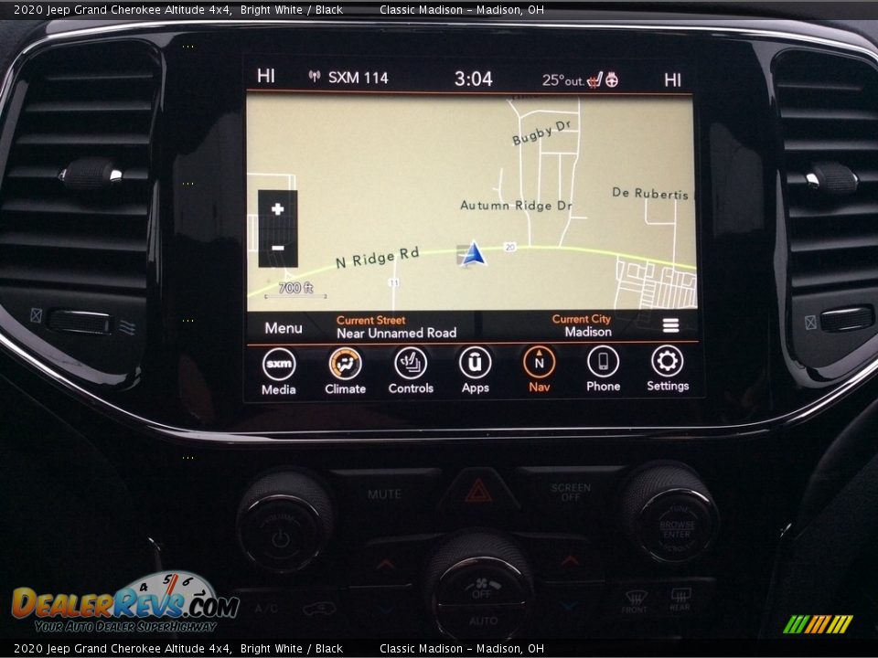 Navigation of 2020 Jeep Grand Cherokee Altitude 4x4 Photo #16