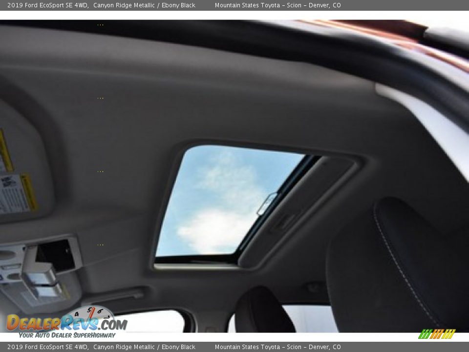 2019 Ford EcoSport SE 4WD Canyon Ridge Metallic / Ebony Black Photo #10