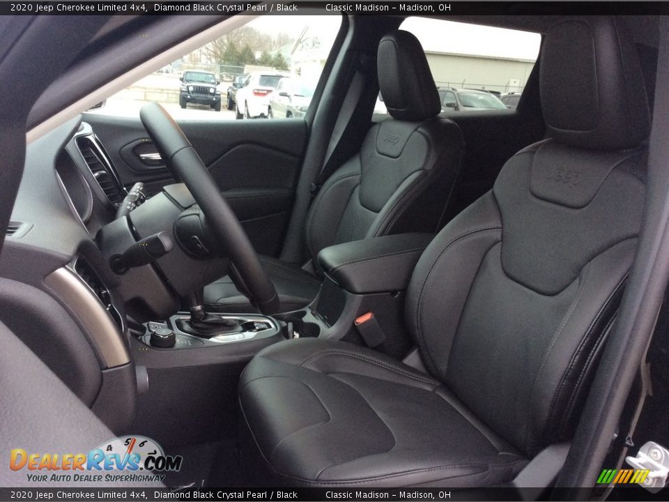 2020 Jeep Cherokee Limited 4x4 Diamond Black Crystal Pearl / Black Photo #2