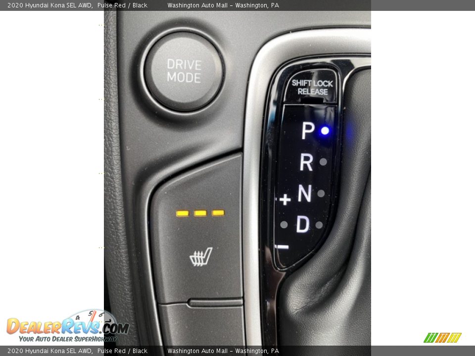 2020 Hyundai Kona SEL AWD Pulse Red / Black Photo #35
