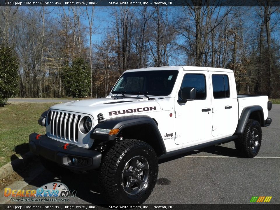 2020 Jeep Gladiator Rubicon 4x4 Bright White / Black Photo #2