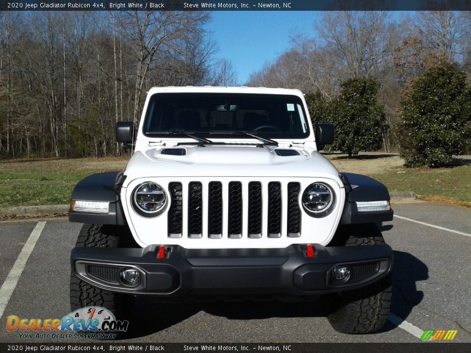 2020 Jeep Gladiator Rubicon 4x4 Bright White / Black Photo #3