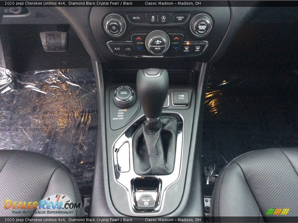 2020 Jeep Cherokee Limited 4x4 Diamond Black Crystal Pearl / Black Photo #13