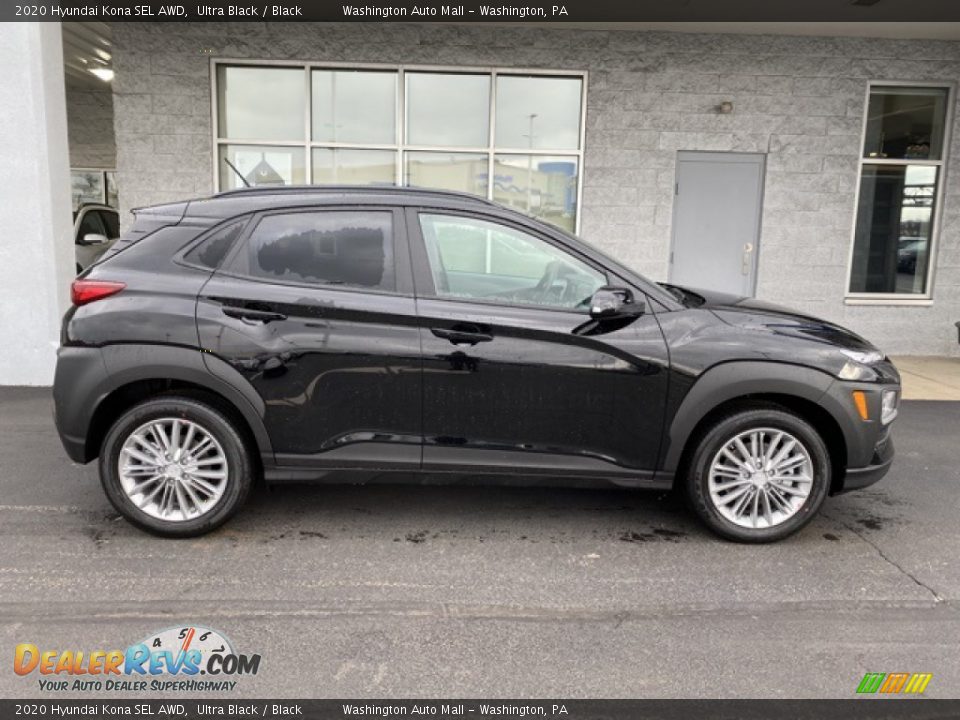 Ultra Black 2020 Hyundai Kona SEL AWD Photo #3