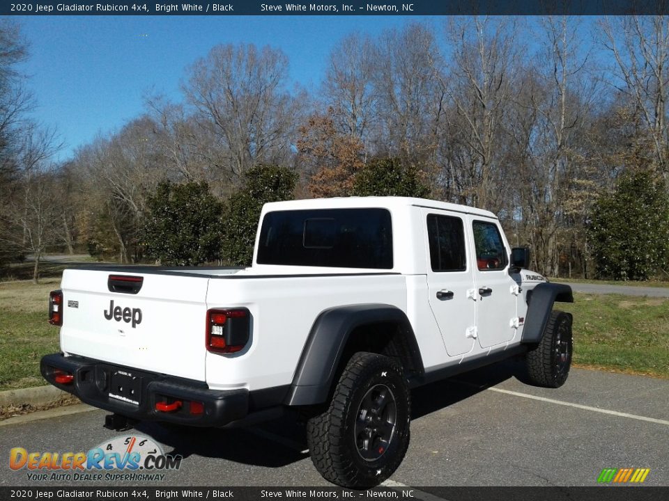 2020 Jeep Gladiator Rubicon 4x4 Bright White / Black Photo #6