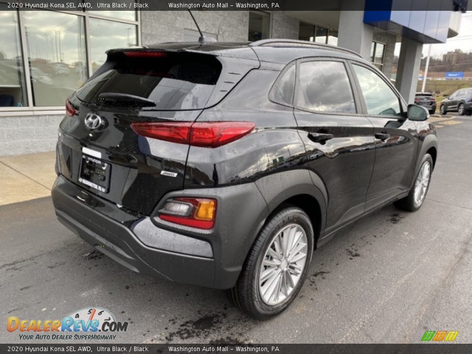 2020 Hyundai Kona SEL AWD Ultra Black / Black Photo #4