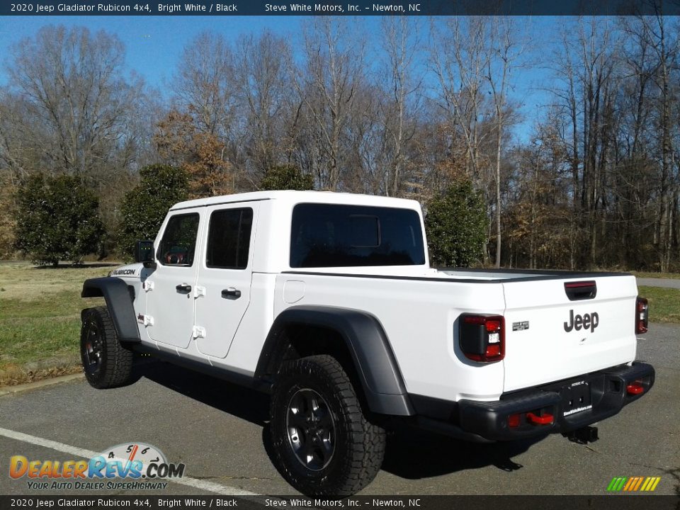 2020 Jeep Gladiator Rubicon 4x4 Bright White / Black Photo #9