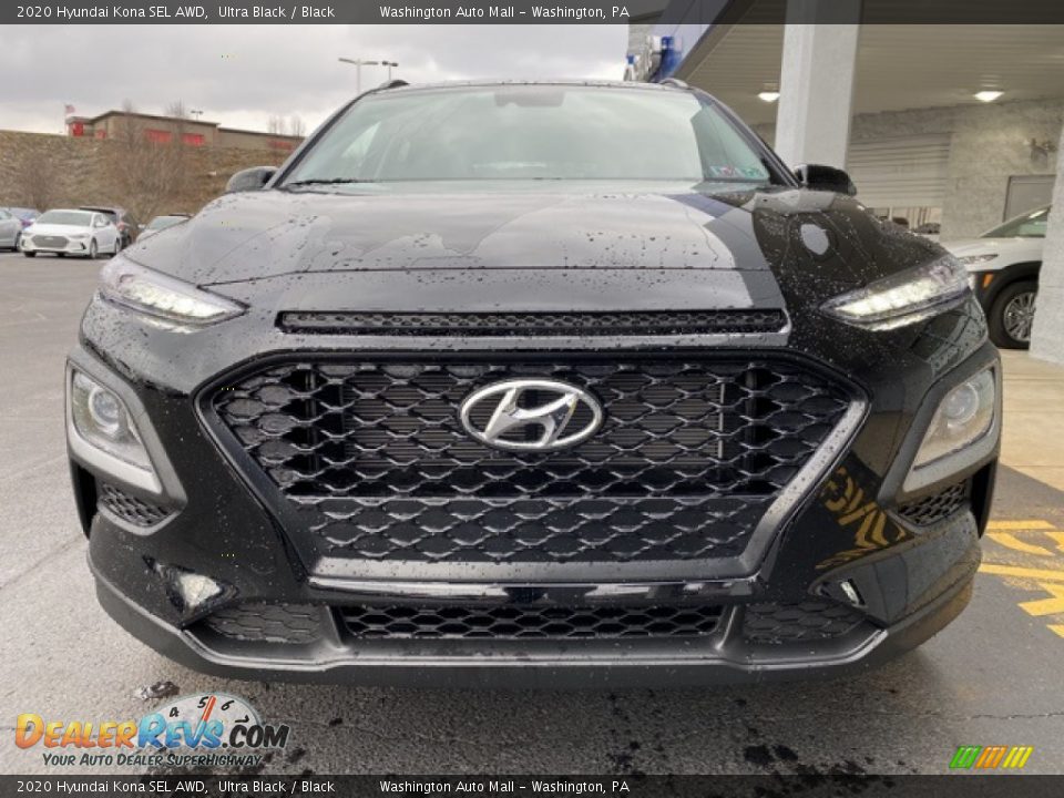 2020 Hyundai Kona SEL AWD Ultra Black / Black Photo #8