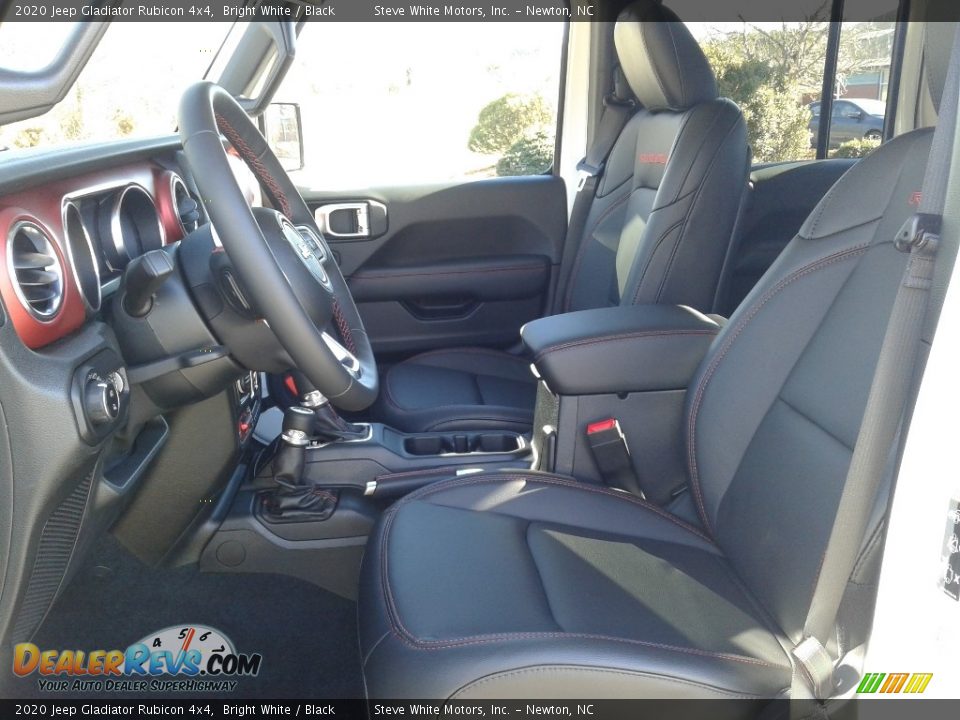 2020 Jeep Gladiator Rubicon 4x4 Bright White / Black Photo #11