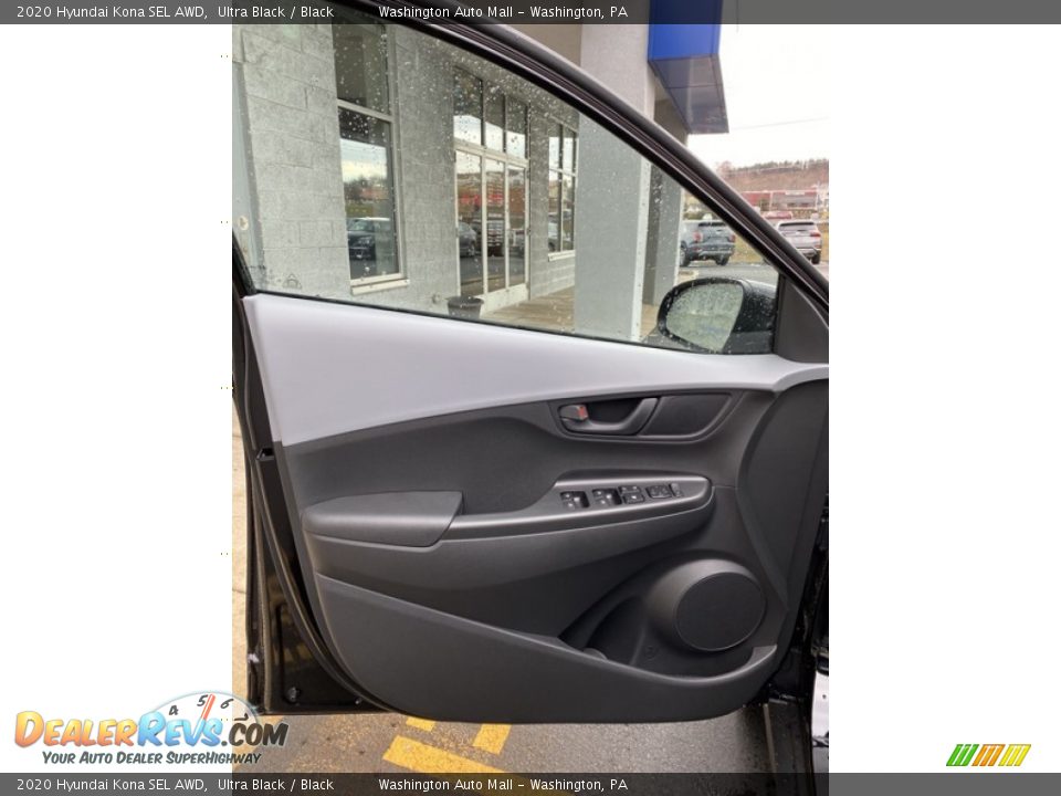 2020 Hyundai Kona SEL AWD Ultra Black / Black Photo #11