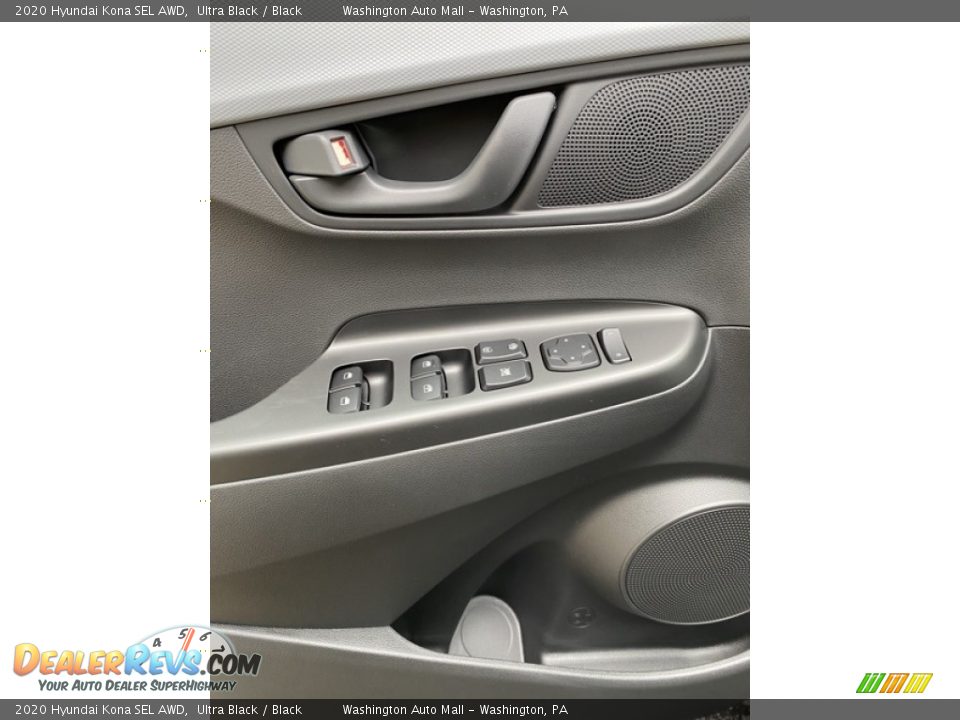 2020 Hyundai Kona SEL AWD Ultra Black / Black Photo #12
